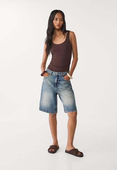 Stradivarius Боди из полиамида со сборками