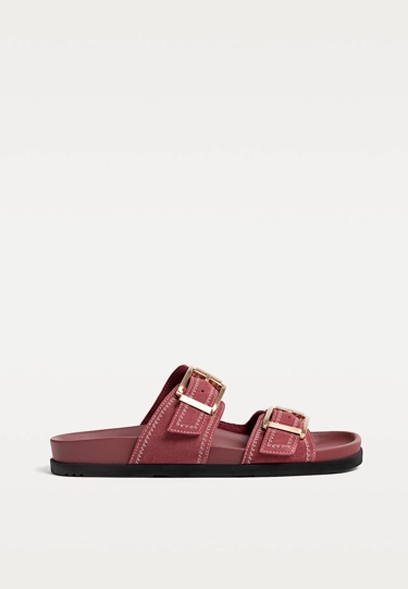 Stradivarius Кожаные сандалии с пряжками купить с доставкой.