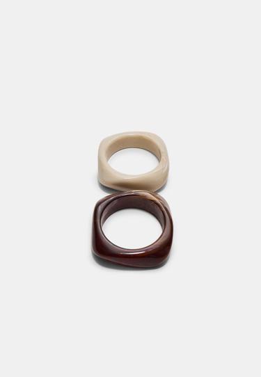 Набор из 2 жестких браслетов