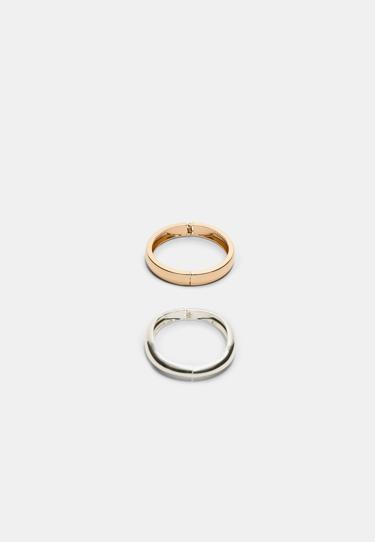 Stradivarius Набор из двух жестких браслетов купить с доставкой.