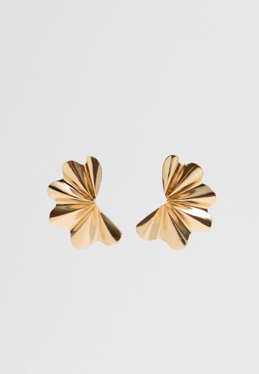 Stradivarius Крупные рельефные серьги купить с доставкой.