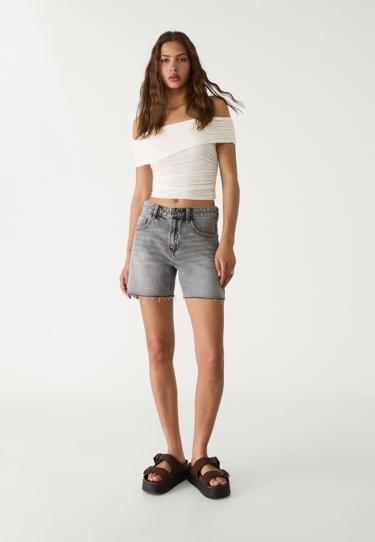 Stradivarius Джинсовые шорты купить с доставкой.