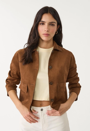 Stradivarius Куртка из искусственной овчины с карманами купить с доставкой.