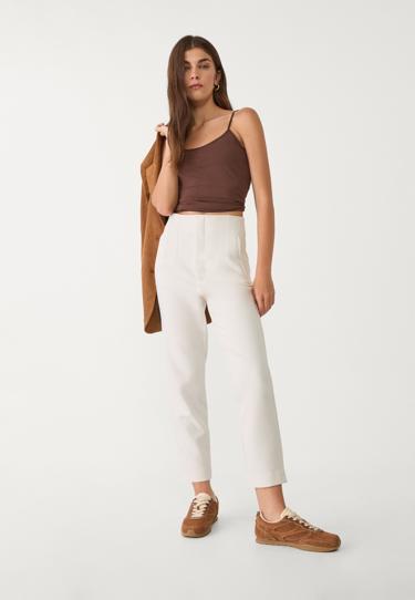 Stradivarius Брюки в строгом стиле с защипами