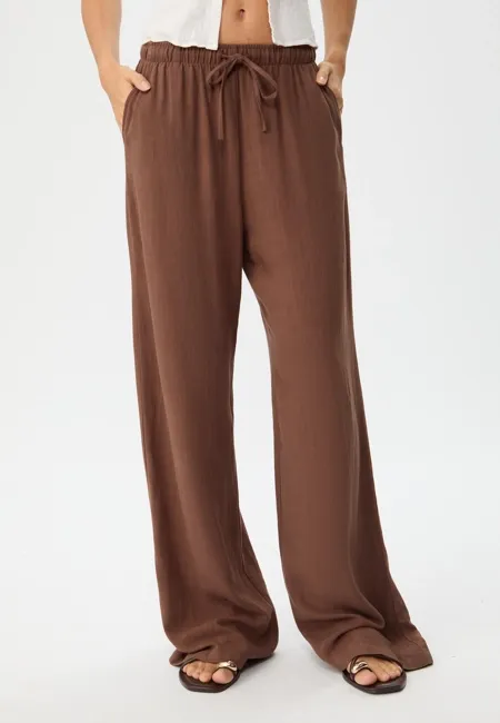 Свободные брюки под лён- Заказать в России