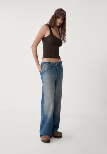 Stradivarius Джинсы свободного кроя купить с доставкой.