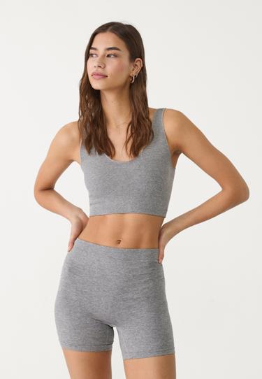 Stradivarius Базовые бесшовные шорты