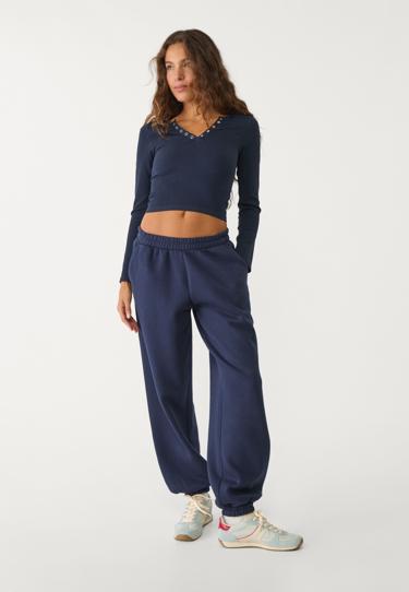 Stradivarius Джоггеры из мягкой ткани купить с доставкой.