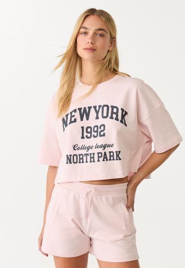 Stradivarius Футболка с принтом купить с доставкой.
