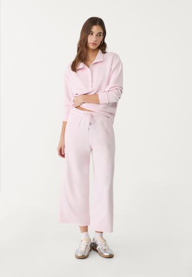Stradivarius Брюки-кюлоты из струящейся ткани SOFT TOUCH купить с доставкой.