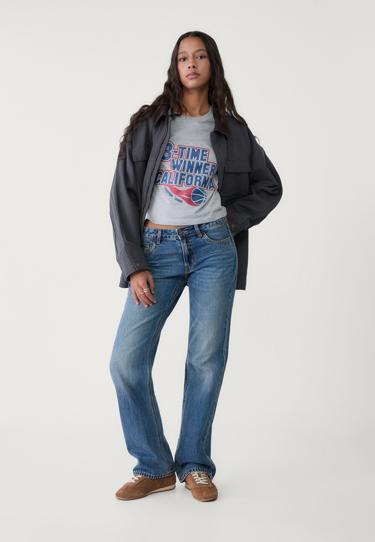 Stradivarius Футболка с принтом купить с доставкой.