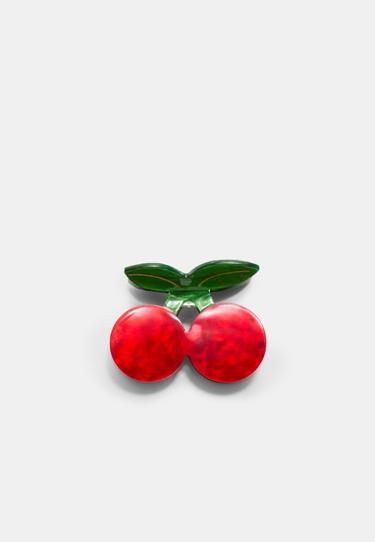Stradivarius Заколка для волос “вишенки” купить с доставкой.