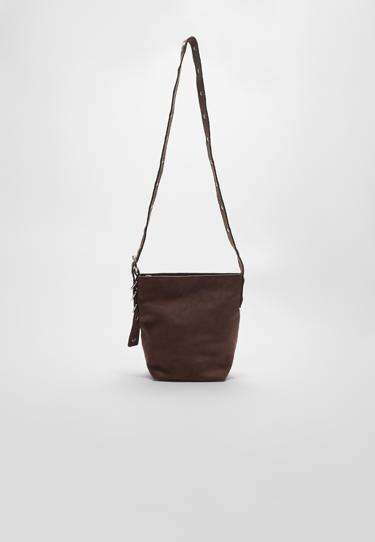 Stradivarius Сумка из искусственной замши с плечевым ремнем