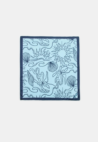 Stradivarius Брюки палаццо из струящейся ткани с принтом