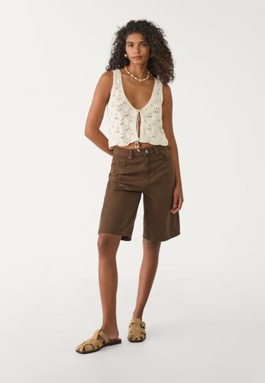 Stradivarius Джинсовые шорты D95 купить с доставкой.