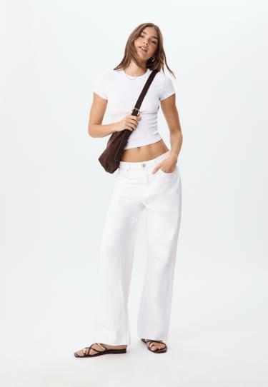 Stradivarius Облегающая базовая футболка