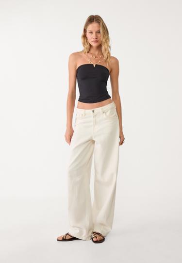 Stradivarius Топ бандо из полиамида