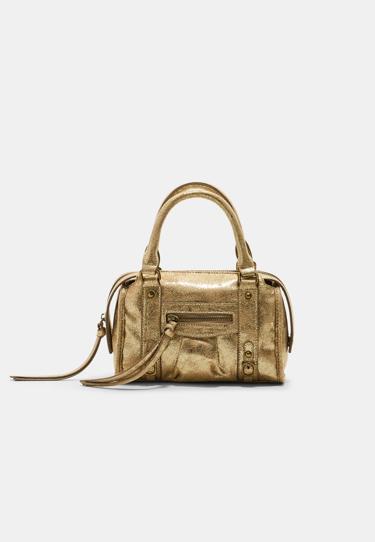 Stradivarius Сумка-боулинг с плечевым ремнем и молнией купить с доставкой.