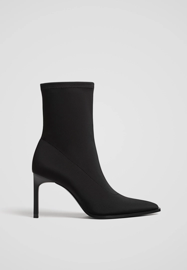 Stradivarius Ботильоны из ткани на каблуке-шпильке купить с доставкой.