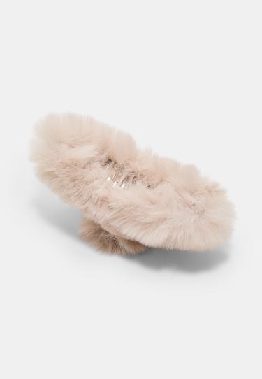 Заколка-клип для волос из искусственного меха- Заказать в России