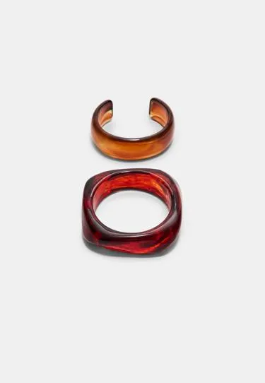 Набор из 2 жестких браслетов- Заказать в России