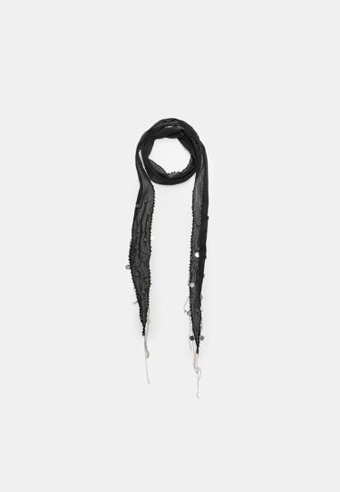 Stradivarius Тонкий платок с бусинами купить с доставкой.