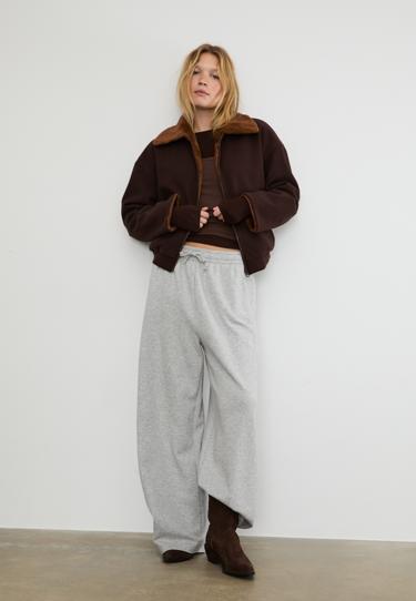 Двусторонняя куртка с искусственным мехом