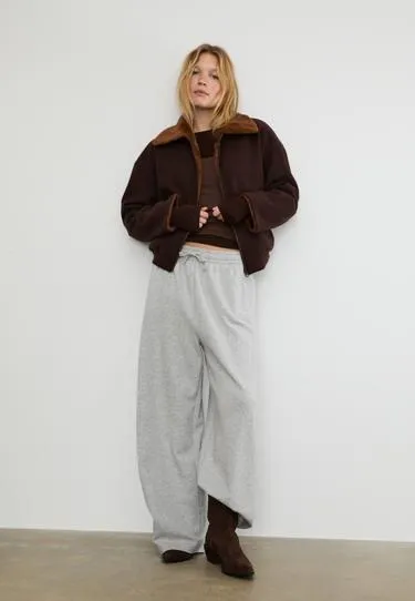 Двусторонняя куртка с искусственным мехом- Заказать в России