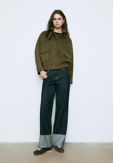 Куртка оверсайз из искусственной замши- Заказать в России