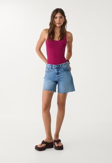 Stradivarius Боди из полиамида со сборками