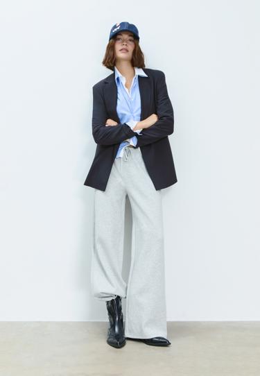 Stradivarius Двубортный пиджак зауженного кроя