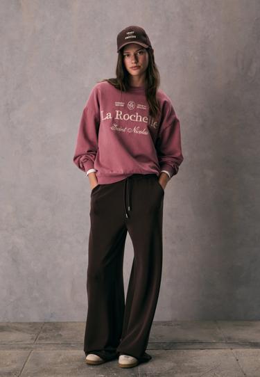 Stradivarius Толстовка с вышивкой