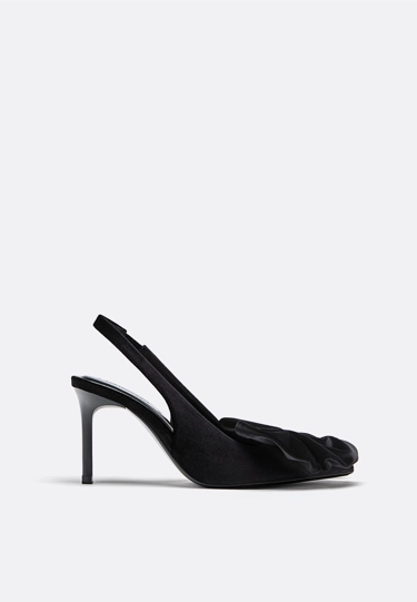 VELVETEFFECT SLINGBACK HEELS