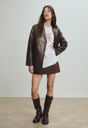 Толстовка с вышитым мишкой