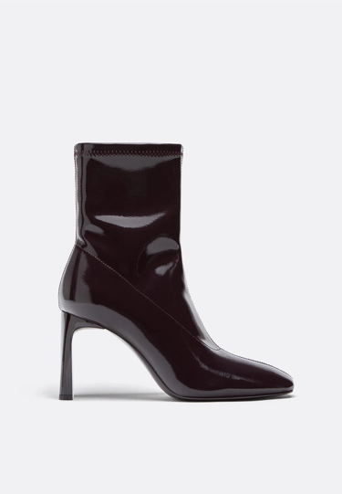 Эластичные ботильоны на каблуке- Заказать в России