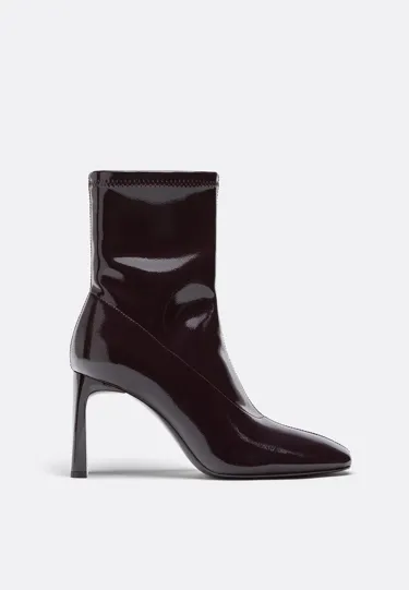 Эластичные ботильоны на каблуке- Заказать в России