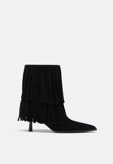 Stradivarius BOTINES TACóN FLECOS PIEL купить с доставкой.