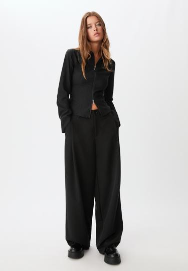 FITTED SHIRT WITH ZIP- Заказать в России