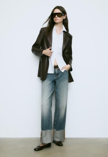 Базовая рубашка из поплина с карманом