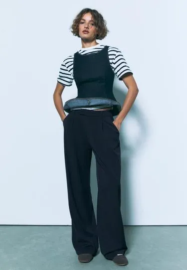 Брюки классические свободного кроя- Заказать в России