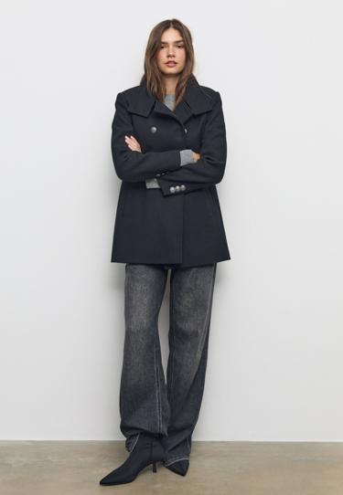 Stradivarius Двубортное пальто