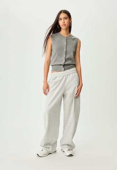 Трикотажный жилет на пуговицах