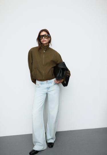 Джинсы D91 свободного кроя с низкой посадкой