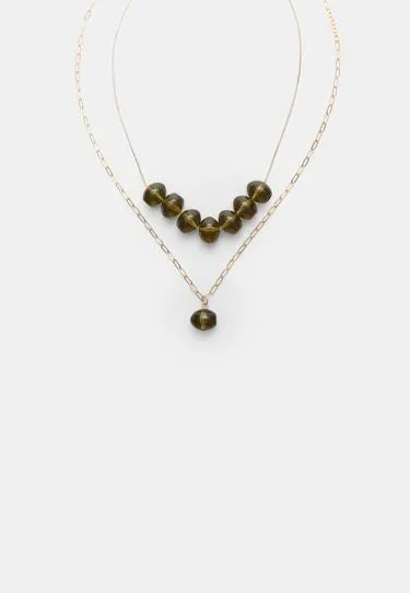 Комплект из 2 ожерелий с оливками- Заказать в России