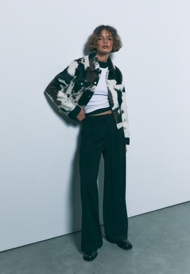 Stradivarius Брюки классические свободного кроя