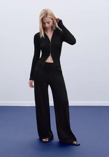 Длинные трикотажные брюки- Заказать в России