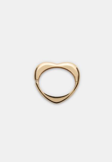 Stradivarius Металлический браслет с сердечком