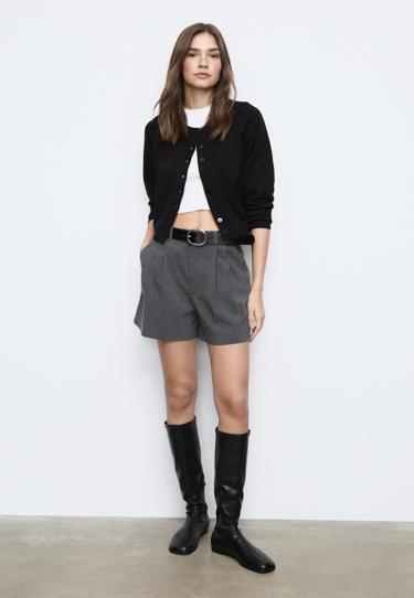 Трикотажный жакет на пуговицах с рукавами реглан- Заказать в России