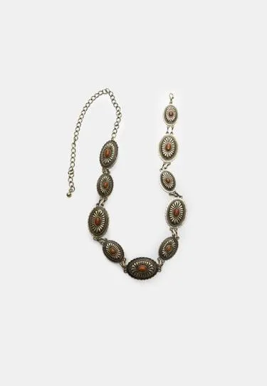 Комбинированный металлический ремень- Заказать в России