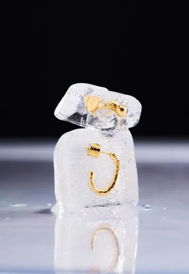 Набор из 4 водостойких сережек для пирсинга- Заказать в России